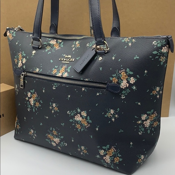 COACH GALLERY TOTE ROSE BOUQUET - Picture 2 of 16
